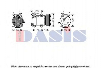 AKS DASIS 851096n -  Компрессор, кондиционер
